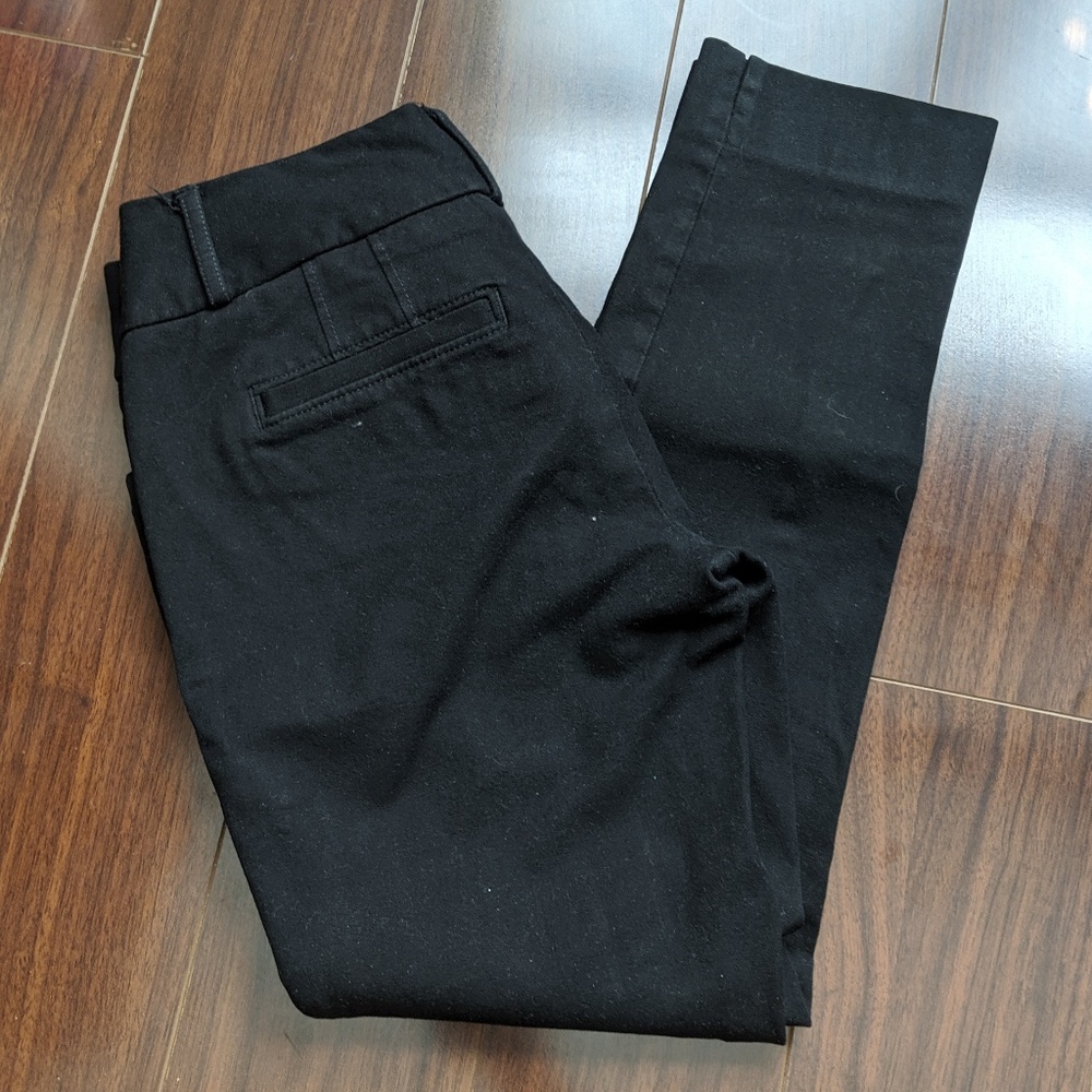 Banana Republic Jackson Fit Black Trousers